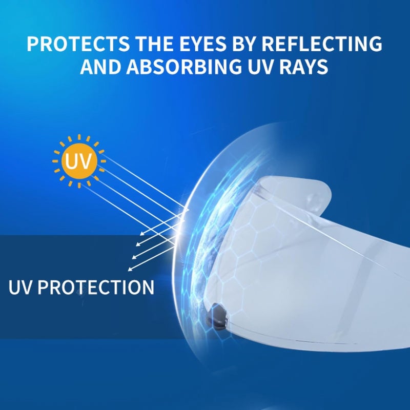 Logto Replacement Motorcycle Helmet Shield for I10 I70 HJ-31 Helmet Visor Shield Anti-Scratch Wearproof Windproof Universal Helmet Accessories - Image 5